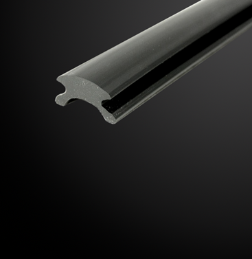 50mm Black Fender Rubbing Strake Insert (30mt Roll)