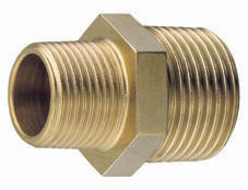 UNEQUAL HEX NIPPLE 1/2" X 3/8"