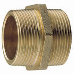 12MM BRASS HEX NIPPLE