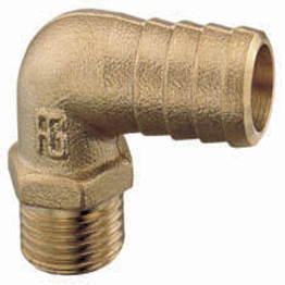 1/2" BSP-3/4" HOSE CONECTOR BRASS 90 DEGREE