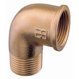 WATER 20MM BSP 3/4 BRASS MALE FEMALE ELBOW