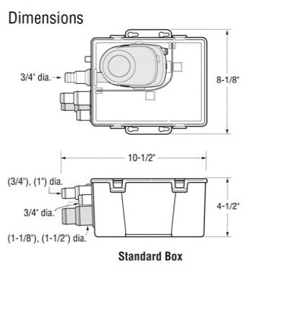 Attwood S500 Sahara Shower Sump Replacement Perspex Lid Only