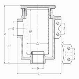 WATER STRAINER 1/2" BSP CLEAR TOP