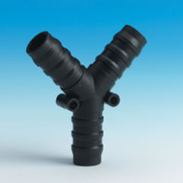 PLASTIC HOSE Y CONNECTOR 20MM