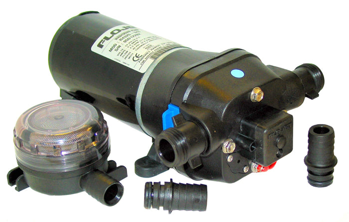 FRESH WATER PUMP FLOJET QUAD 24V INCLUDING FILTER