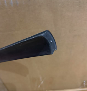 Sealine 328, 365 & 450 Statesman Black Rubbing Strake Fender Insert (50mt Roll)