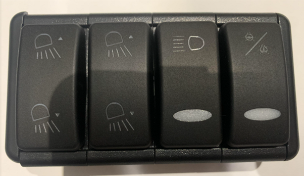 Sealine S38 Seaplex 376RSP 4-Way Rocker Switch (Address 520)