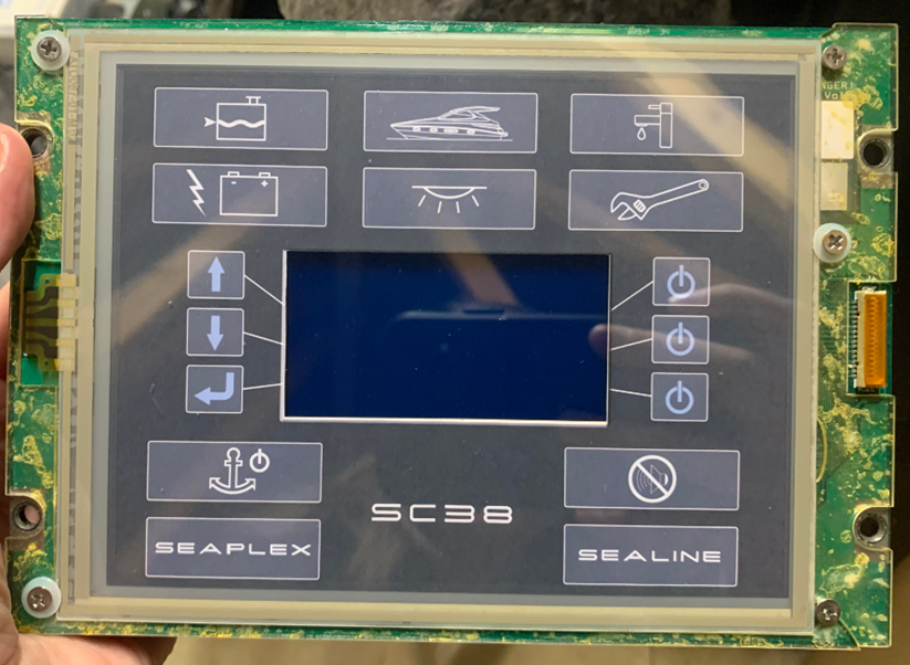 Sealine SC38 Seaplex 400ECM Display Clock Module