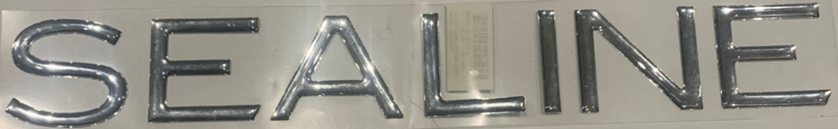 Sealine 3D Chrome Emblem