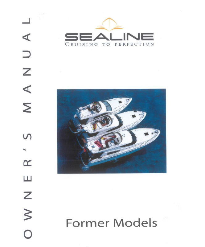Sealine Owners Manual - Paper Version