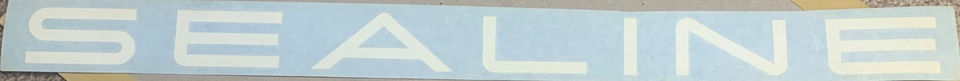 "Sealine" 2D White Emblem (Self-Adhesive Decal)