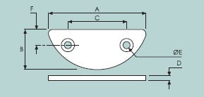 Gravely Fastener c/w Catch Plate