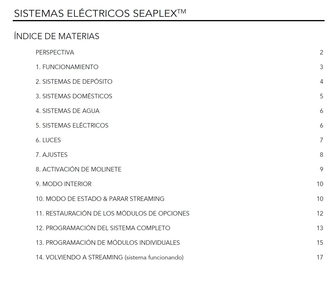Sealine SC38 Seaplex (Spanish Manual)