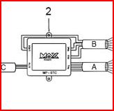 MAXPOWER CT225 STERN THRUSTER CONTROL BOX