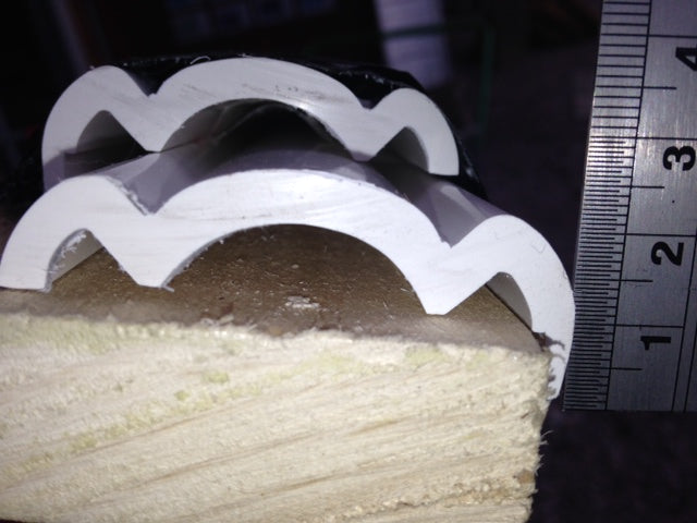 White Plastic Fender Carrier 6mt Length
