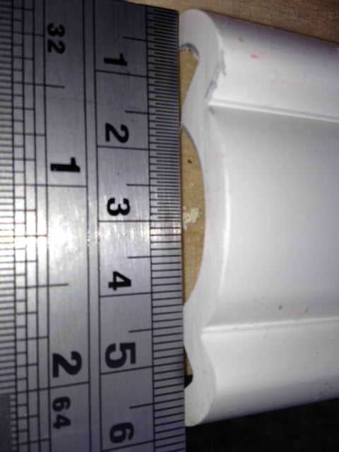 White Plastic Fender Carrier 6mt Length