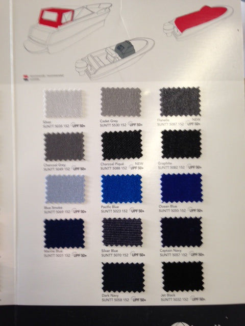 SUNBRELLA BLUE CANVAS MATERIAL per meter