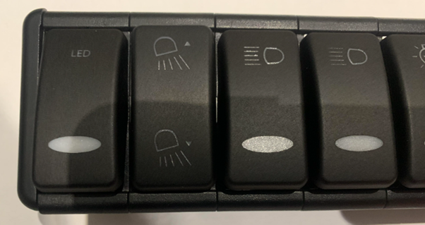 Sealine T50 Seaplex 376RSP 7-Way Rocker Switch (Address 873)