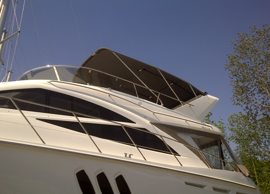 Sealine T50 Bimini Flybridge Framework