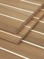 Teak /white stripe faced cabin sole plywood 6mm