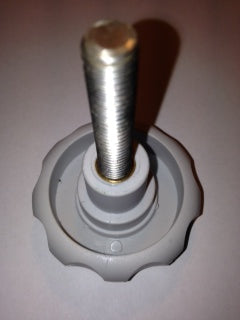 Table Leg Handle / Knob Grey c/w Stud