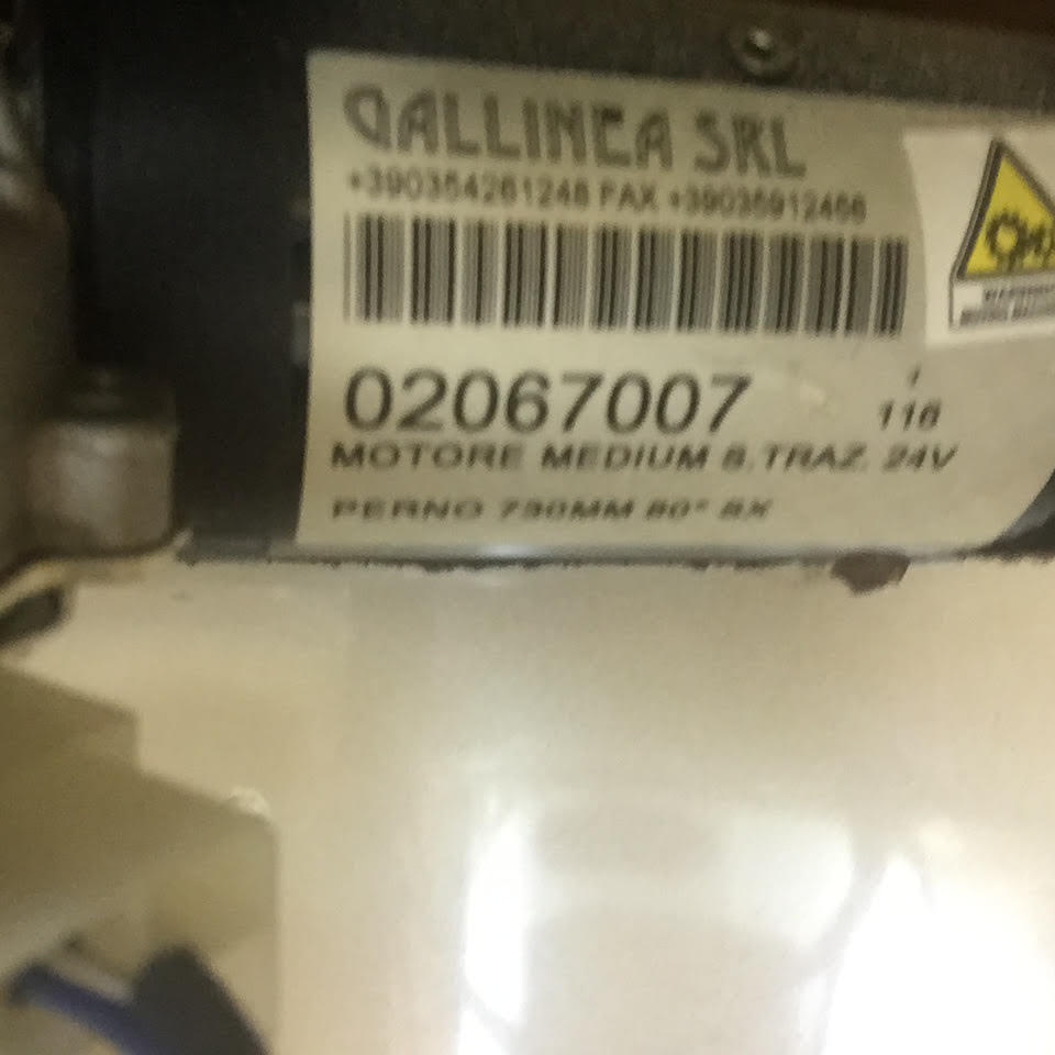GALLINEA 24V WIPER MOTOR