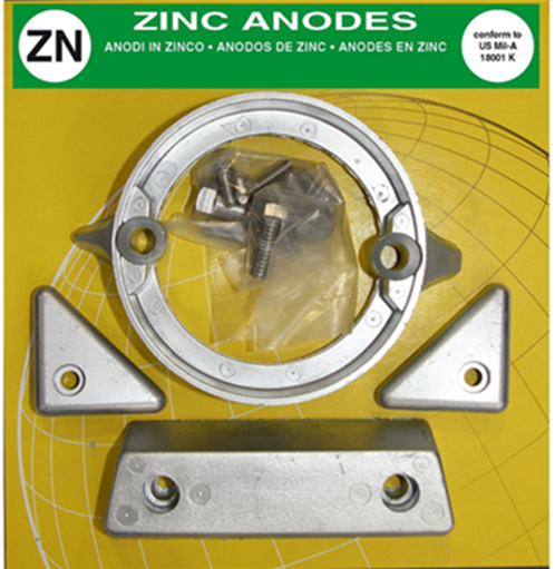 Anode Set for Volvo 290DP Zinc