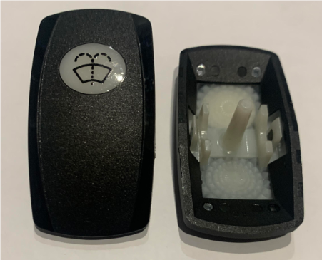 Carling Contura V Windscreen Washer Switch Top / Legend