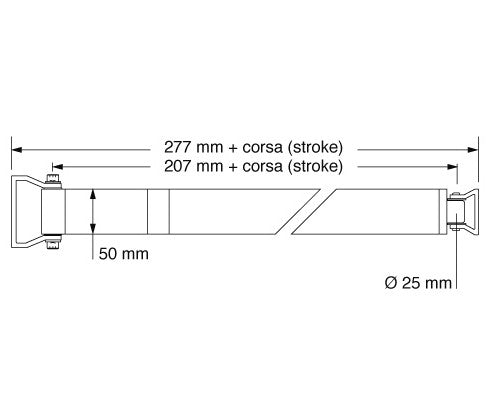 Barka 580mm 24v 200N Electric Actuator Ram
