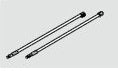350MM INSERTA GALLERY RAIL CHROME